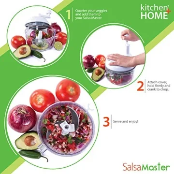 Salsa Master Manual Food Processor Chopper Blender