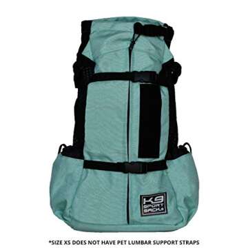 K9 Sport Sack | Dog Carrier Adjustable Backpack (Small, Air 2 - Summer Mint)