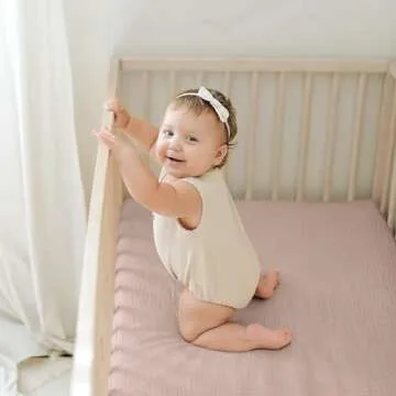 Lulu Moon Muslin Crib Sheets - Soft & Stylish for Babies