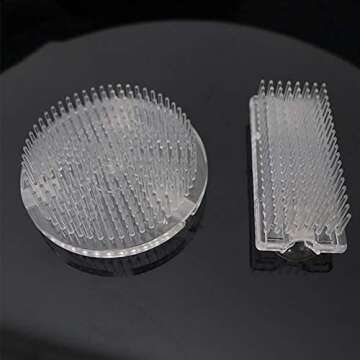 Thicken Clear Flower Frog Plastic Kenzan Floral Frog Ikebana Flower Arrangement Pin Frog Holder for ...