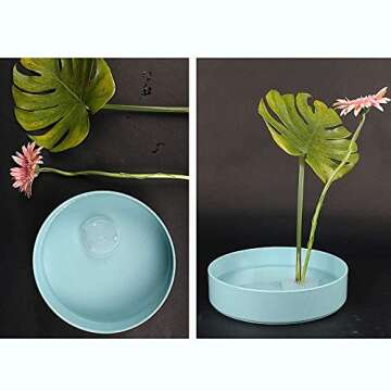Thicken Clear Flower Frog Plastic Kenzan Floral Frog Ikebana Flower Arrangement Pin Frog Holder for Glass Plastic Ceramic Vase