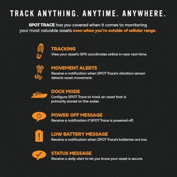 SPOT Trace Satellite Tracker for Outdoor Adventures