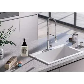 2-Pack Ceramics Soap Dispenser for Kitchen and Bathroom, Ideal for Kitchen Dish Soap, Hand Soap, Essential Oil & Lotion(Lotion & SOAP)