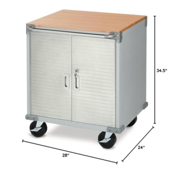 Seville Classics UltraHD Storage Cabinet with Wheels