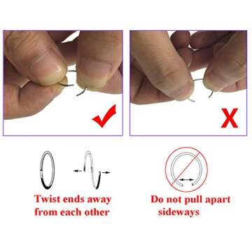 Hyamass 40pcs Antique Silver Hair Braid Charms