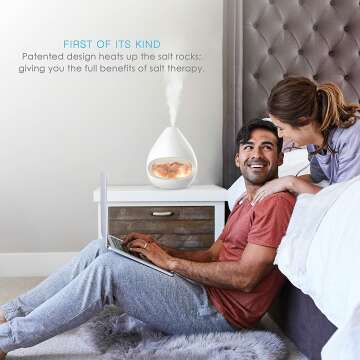 Pure Enrichment PureGlow Crystal Salt Lamp & Diffuser