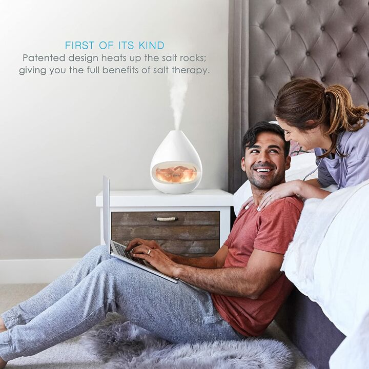 Pure Enrichment PureGlow Crystal Salt Lamp & Diffuser