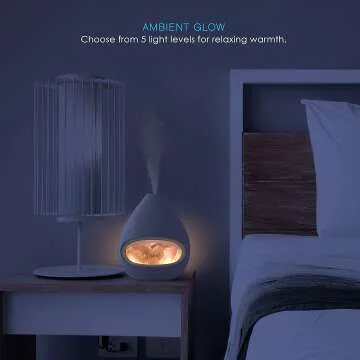 Pure Enrichment PureGlow Crystal Salt Lamp & Diffuser