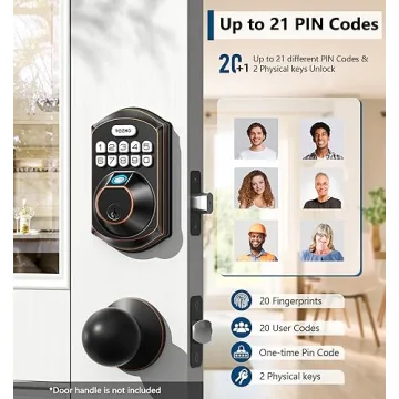 Smart Fingerprint Door Lock - TEEHO TE002