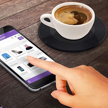 Cute Retro Vinyl Coasters - Unique Decor for Music Lovers