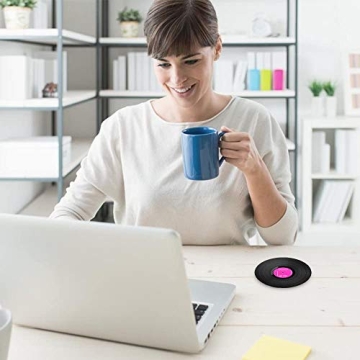 Cute Retro Vinyl Coasters - Unique Decor for Music Lovers