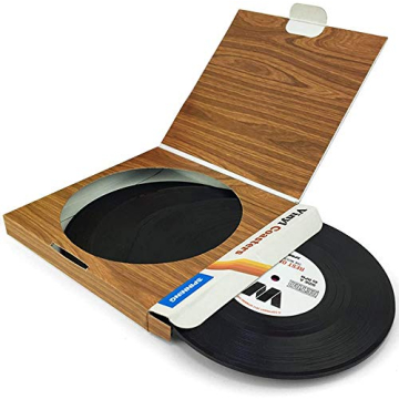 Cute Retro Vinyl Coasters - Unique Decor for Music Lovers