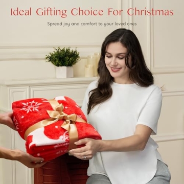 Joiedomi Christmas Throw Blanket for Cozy Holiday Comfort