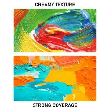 15 Colors Large Acrylic Paint Set (33.8 oz,1000 ml) - Smallbudi Art Painting Bulk Supplies for Multi Surface Canvas Wood Leather Fabric Rock Craft, Non Toxic Paint for Kid & Adult with Press Pump &