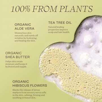 Ingreendients Non Toxic and Vegan Body Wash With Organic Ingredients - Moisturizing For Dry and Sens...