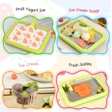 Rolled Ice Cream Maker Kit for Family Fun Desserts