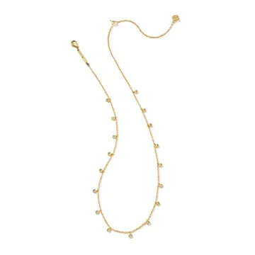 Kendra Scott Amelia Chain Necklace in 14k Gold-Plated Brass