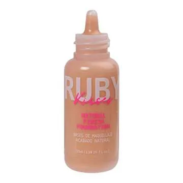 Ruby Kisses Liquid Foundation Medium Coverage, Lightweight, Natural Finish, Face Makeup for All Skin...