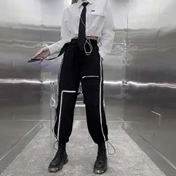 GAI Women's Alt Emo Button Down Shirt for Edgy Style