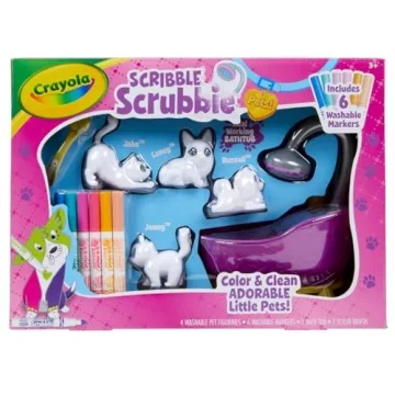 Crayola Scribble Scrubbie Pets Tub Set for Creative Kids