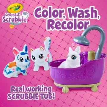 Crayola Scribble Scrubbie Pets Tub Set for Creative Kids