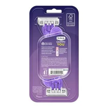 Shop Schick Quattro Women's Disposable Razors - 4 Count