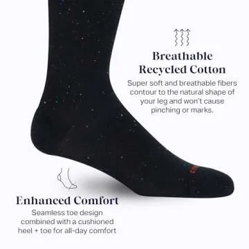 Comrad Knee-High Compression Socks - Stylish Comfort for All