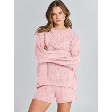 Cozy ANRABESS Women's Fall Loungewear Set in Purple