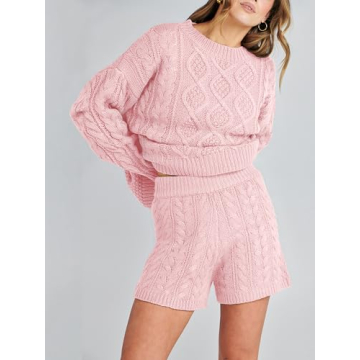 Cozy ANRABESS Women's Fall Loungewear Set in Purple