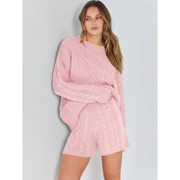 Cozy ANRABESS Women's Fall Loungewear Set in Purple