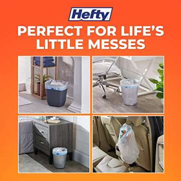 Hefty Small Trash Bags with Fabuloso Scent - 52 Count