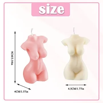Female Body Soy Candles - Aesthetic Home Decor