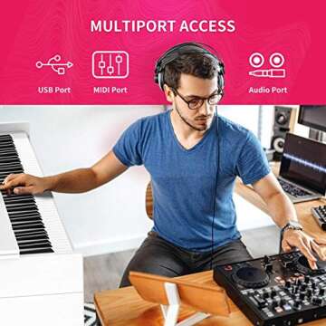 LAGRIMA Digital Piano with Bench for Everyone