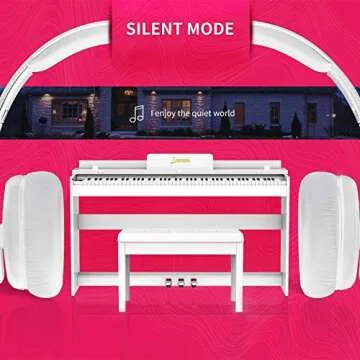 LAGRIMA Digital Piano with Bench for Everyone