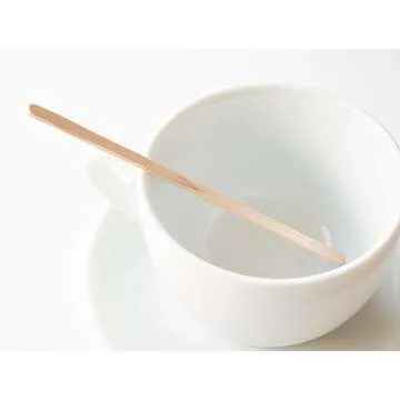 Daddy chef Coffee Stirrers Sticks, Natural Birch Wood 1000 Count, 7.7", BPA Free Eco-Friendly Beverage Stirrers (7.7Inches / 1000PC)