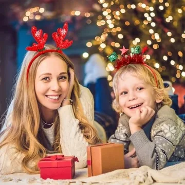 Shop HOVACY Festive Christmas Headbands for All Ages