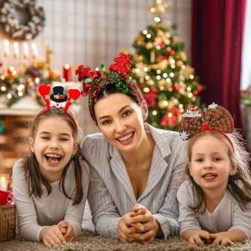 Shop HOVACY Festive Christmas Headbands for All Ages