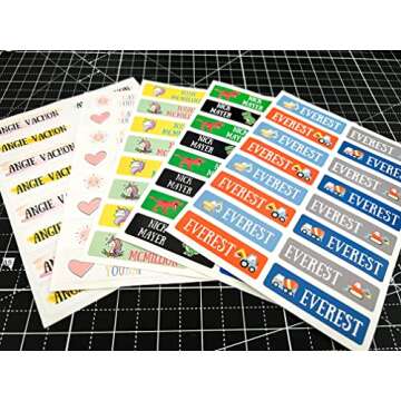 Custom Waterproof Kid Name Labels for School & Daycare