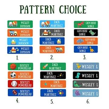 Custom Waterproof Kid Name Labels for School & Daycare