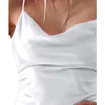 xxxiticat Satin Midi Dress for Evening Parties & Beach