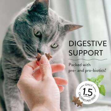 Shameless Pets Crunchy Cat Treats for Digestive Health