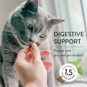 Shameless Pets Crunchy Cat Treats for Digestive Health
