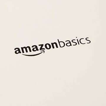 Amazon Basics Bath Tub Neck Pillow with Suction Cups, Waterproof, 3-Panel, Off-white