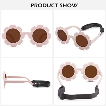 Hycredi Baby Polarized Sunglasses with Adjustable Strap