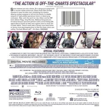 Mission: Impossible – Fallout Blu-ray + DVD + Digital HD