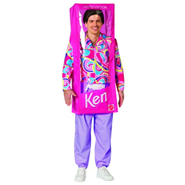 Ken Barbie Box Accessory for Your Halloween Costume, Adult, One Size Pink