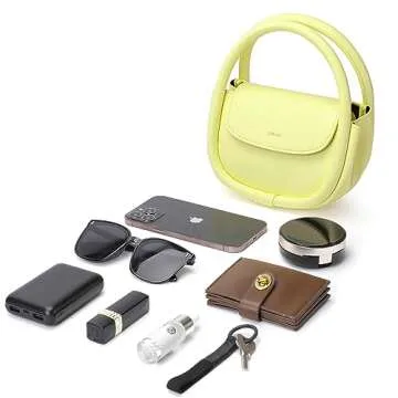 STAISE Top Handle Shoulder Bag - Trendy Vegan Leather Purse