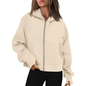 AUTOMET Women’s Fleece Zip Up Hoodies: Stylish Oversized Sweatshirts for Fall 2024