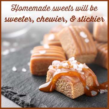 Gourmanity Glucose Syrup for Baking, Liquid Glucose Syrup Perfect as a Sweetener, Thickener and Moisture Retaining Agent, Great for Confectioner’s and Fondant Glaze, Kosher, 2.2lb