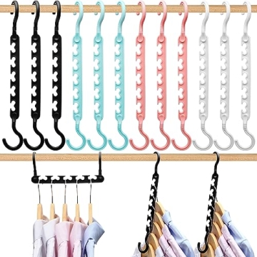 12-Pack-Closet-Organizers-and-Storage,Closet-Organizer-Hanger for Heavy Clothes,Sturdy Closet-Organi...